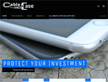 Tablet Screenshot of cableandcase.com